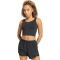 adidas 3-Streifen Studio All Me Light Support Tanktop Damen KT3277 - black M