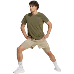 adidas Adi365 Running Climacool Iconic Laufshirt Herren KS5038 - olive strata L