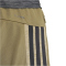adidas Workout Essentials All-Set 3-Streifen Knit Trainingsshorts Herren KD0741 - olive strata/black M/7"