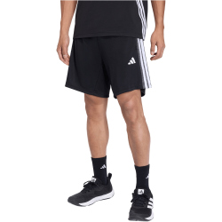 adidas Workout Essentials All-Set 3-Streifen Knit Trainingsshorts Herren KA2571 - black/white M/7"