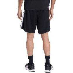 adidas Workout Essentials All-Set 3-Streifen Knit Trainingsshorts Herren KA2571 - black/white M/7"