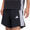 adidas Workout Essentials All-Set 3-Streifen Knit Trainingsshorts Herren KA2571 - black/white M/7"