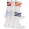 6er Pack adidas 3-Streifen Essentials Cushioned Crew Socken KE5493 - white/active maroon/fox orange/dark blue 40-42