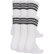 6er Pack adidas 3-Streifen Essentials Cushioned Crew Socken KE5492 - white/black/black 34-36