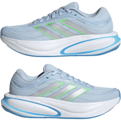 adidas Response 2 Laufschuhe Damen KJ1768 - crystal sky/silver met./lime burst 38
