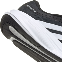 adidas Response 2 Laufschuhe Herren KJ1748 - core black/cloud white/matte silver 41 1/3