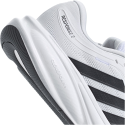 adidas Response 2 Laufschuhe Herren KJ1747 - cloud white/core black/iron met. 43 1/3