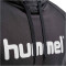 hummel GO Baumwoll Logo Hoodie Kinder asphalt 140