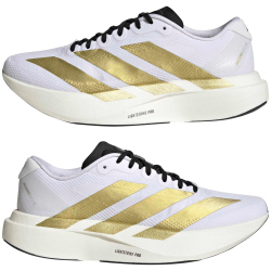 adidas Adizero Evo SL Laufschuhe Damen JQ4411 - cloud white/matte gold/core black 36