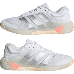 adidas Dropset 4 Power Fitnessschuhe Damen JR4666 - cloud white/silver met./lucid orange 38