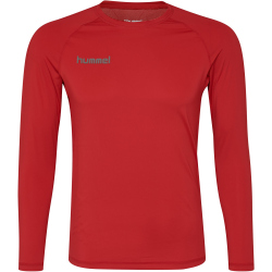 hummel First Performance langarm Funktionsshirt Herren true red L