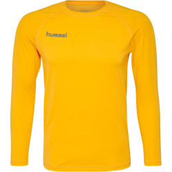 hummel First Performance langarm Funktionsshirt Herren sports yellow S