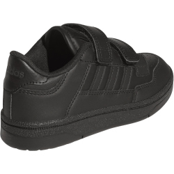 adidas Rapid Court Sneaker Kinder KH8815 - core black/core black/carbon 33