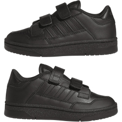 adidas Rapid Court Sneaker Kinder KH8815 - core black/core black/carbon 35