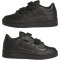 adidas Rapid Court Sneaker Kinder KH8815 - core black/core black/carbon 35