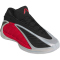 adidas Anthony Edwards 2 Basketballschuhe JQ9497 - silver met./pure ruby/core black 41 1/3
