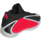 adidas Anthony Edwards 2 Basketballschuhe JQ9497 - silver met./pure ruby/core black 41 1/3