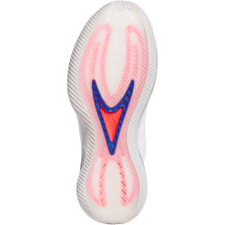 adidas Anthony Edwards 2 Basketballschuhe KJ4228 - cloud white/lucid red/silver met. 40