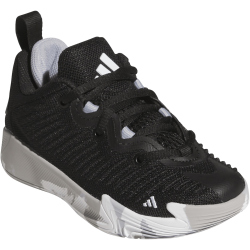 adidas Initiation Basketballschuhe Kinder JQ6847 - core black/halo silver/cloud white 30.5