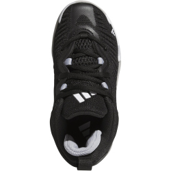 adidas Initiation Basketballschuhe Kinder JQ6847 - core black/halo silver/cloud white 30.5
