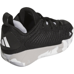 adidas Initiation Basketballschuhe Kinder JQ6847 - core black/halo silver/cloud white 30.5