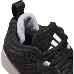 adidas Initiation Basketballschuhe Kinder JQ6847 - core black/halo silver/cloud white 30.5