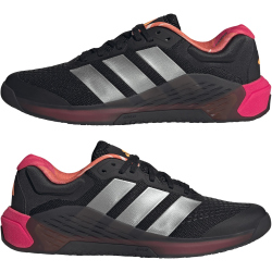 adidas Dropset 4 Power Fitnessschuhe Herren JR4679 - core black/iron met./shock pink 41 1/3