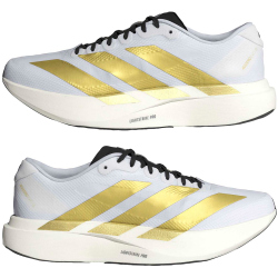 adidas Adizero Evo SL Laufschuhe Herren JQ4441 - cloud white/matte gold/core black 42