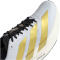 adidas Adizero Evo SL Laufschuhe Herren JQ4441 - cloud white/matte gold/core black 42