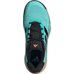 adidas Barricade Tennisschuhe Kinder JR4447 - flash aqua/core black/lucid orange 32