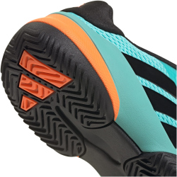 adidas Barricade Tennisschuhe Kinder JR4447 - flash aqua/core black/lucid orange 32