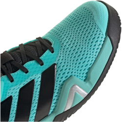 adidas Barricade Tennisschuhe Kinder JR4447 - flash aqua/core black/lucid orange 32