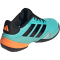 adidas Barricade Tennisschuhe Kinder JR4447 - flash aqua/core black/lucid orange 32