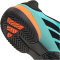 adidas Barricade Tennisschuhe Kinder JR4447 - flash aqua/core black/lucid orange 32