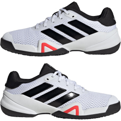 adidas Barricade Tennisschuhe Kinder JQ9127 - cloud white/maroon/grey two 38