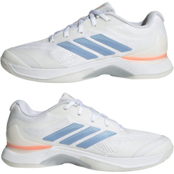 adidas Avacourt 3 Tennisschuhe Damen JP8858 - core black/halo blue/beam orange 37 1/3