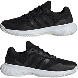 adidas Gamecourt 2 Tennisschuhe Damen KI0788 - core black/core black/cloud white 38 2/3