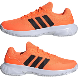 adidas Gamecourt 2 Tennisschuhe Herren KJ4365 - lucid orange/core black/silver met. 43 1/3