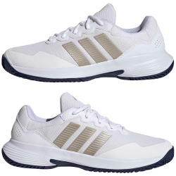 adidas Gamecourt 2 Tennisschuhe Herren KI0782 - cloud white/cyber met./dark blue 43 1/3
