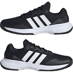 adidas Gamecourt 2 Tennisschuhe Herren KI0780 - core black/cloud white/silver met. 40 2/3
