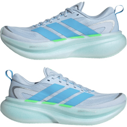 adidas Supernova Glide Laufschuhe Damen KJ8770 - crystal sky/blue burst/lime burst 38