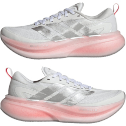 adidas Supernova Glide Laufschuhe Damen KJ8667 - cloud white/silver met./lucid red 36