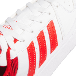 adidas Hoops Classic Sneaker Kinder KI1074 - cloud white/red/orbit grey 36 2/3