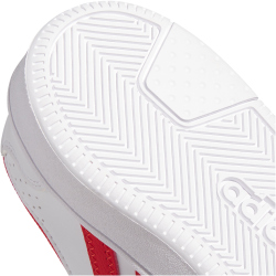 adidas Hoops Classic Sneaker Kinder KI1074 - cloud white/red/orbit grey 36 2/3