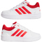 adidas Hoops Classic Sneaker Kinder KI1074 - cloud white/red/orbit grey 36 2/3