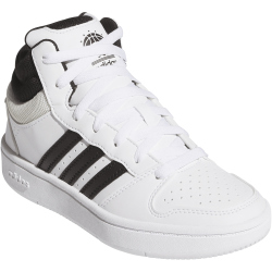 adidas Hoops Classic Mid-Top Sneaker Kinder KI1077 - cloud white/core black/orbit grey 35.5