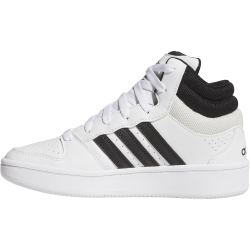 adidas Hoops Classic Mid-Top Sneaker Kinder KI1077 - cloud white/core black/orbit grey 35.5