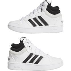 adidas Hoops Classic Mid-Top Sneaker Kinder KI1077 - cloud white/core black/orbit grey 35.5