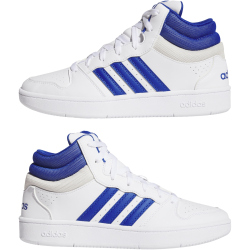 adidas Hoops Classic Mid-Top Sneaker KI1034 - cloud white/team royal blue/orbit grey 44 2/3