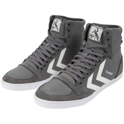 hummel Slimmer Stadil High-Top Sneaker castle rock/white kh 36